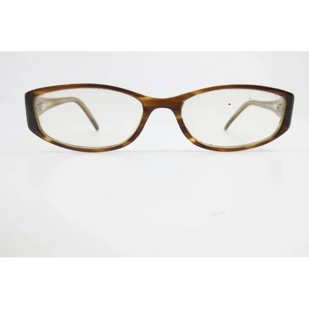 Vera Wang V149 TA Tortoise Brown Oval Eyeglass Frames 52-16-135 Womens Designer